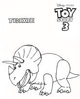 coloriage toy story 3 trixie